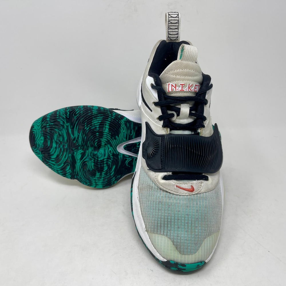 Nike Zoom Freak 3 Sneakers Mens Sz 8 White & Teal 7,0,9:K.5.7 - Picture 9 of 13